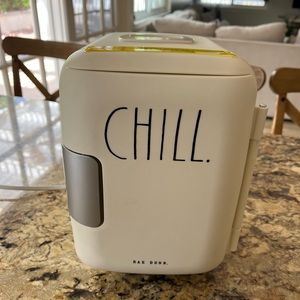 Rae Dunn “chill” mini fridge